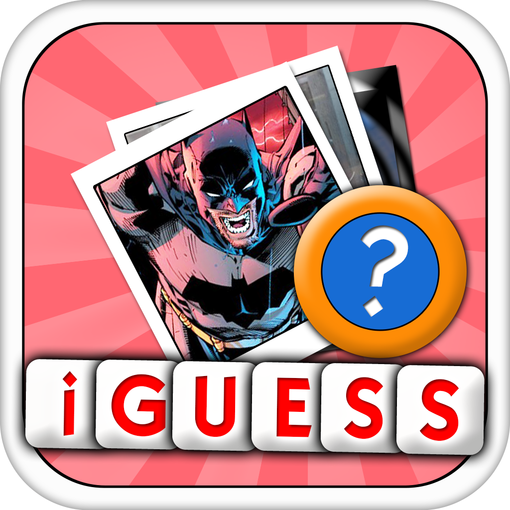 iGuess for TOP Comic Book Heroes ( Cartoon Pictures Quiz ) icon