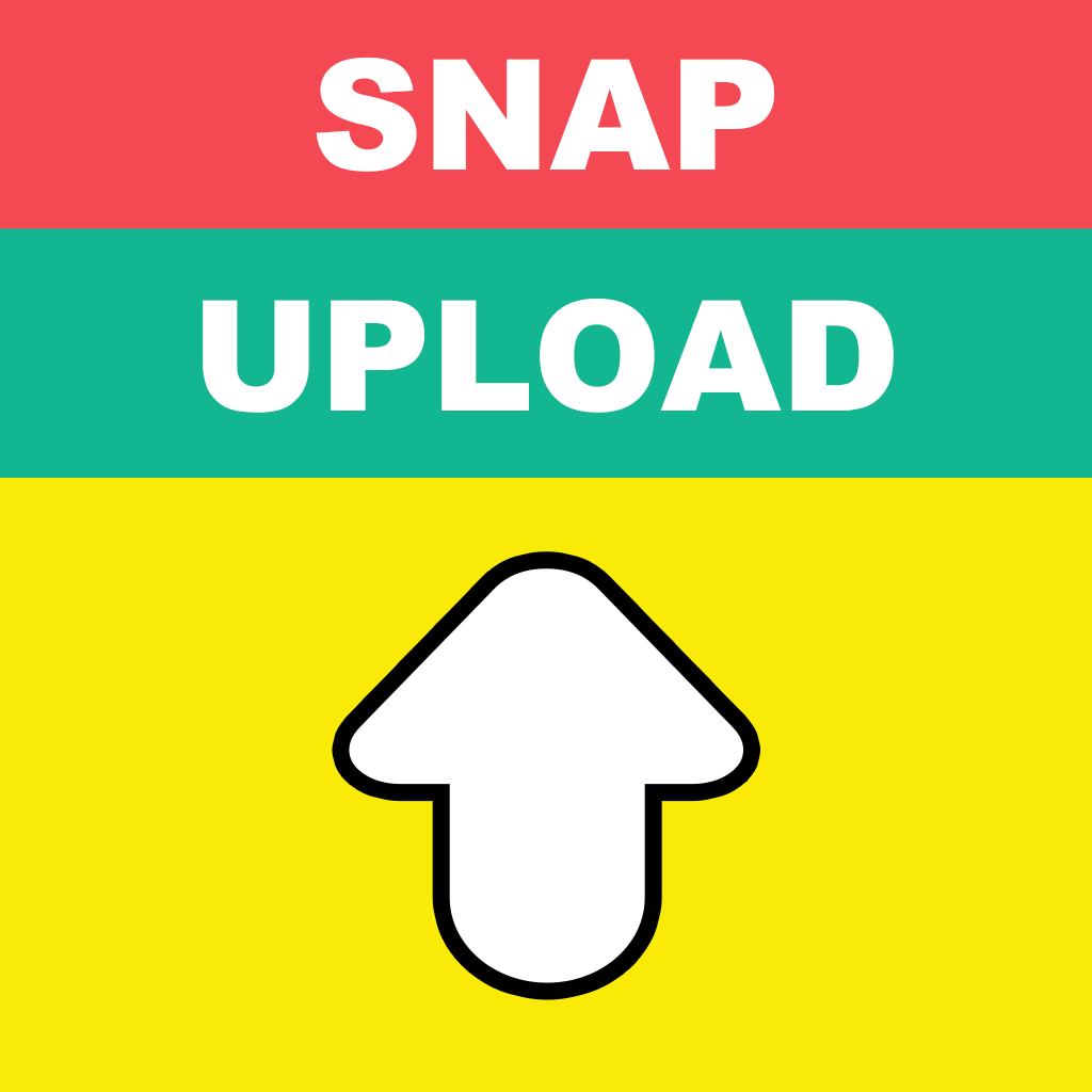 Snap Upload for Snapchat - send photos & videos from camera roll free icon