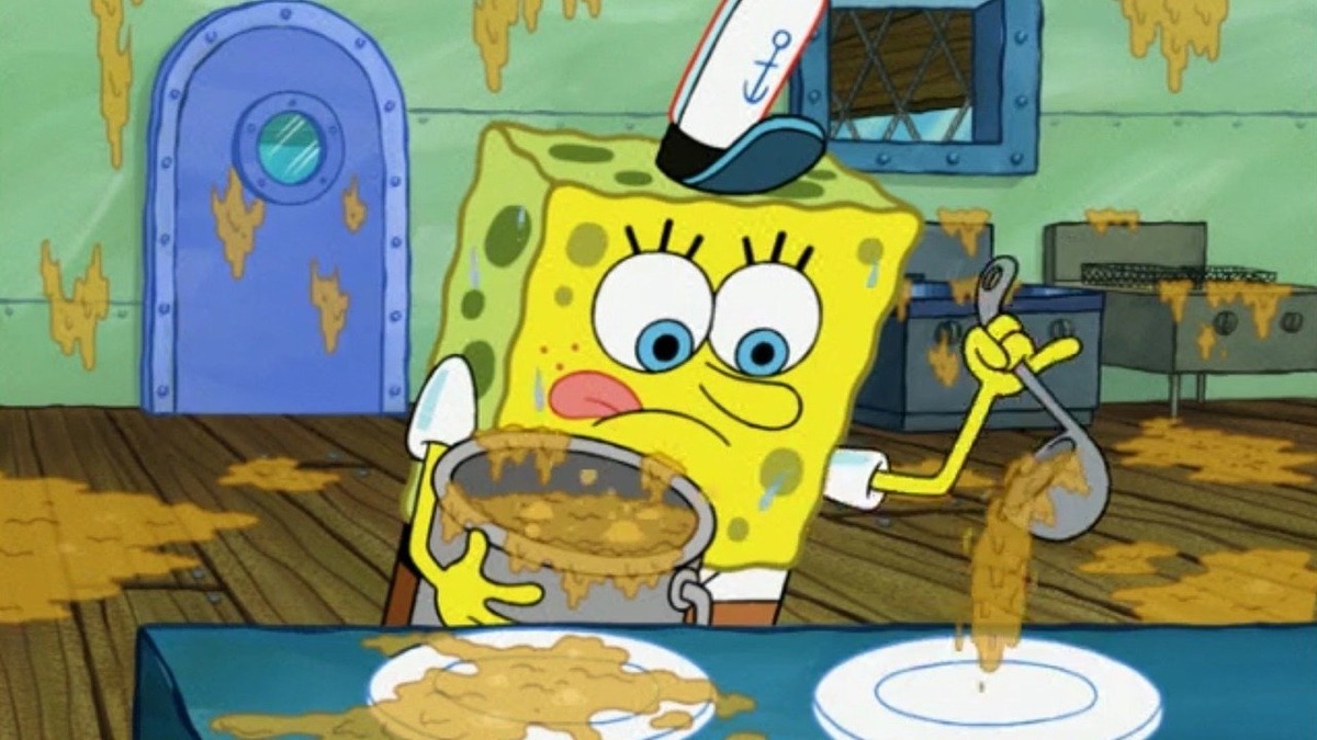 Spongebob Eating Breakfast