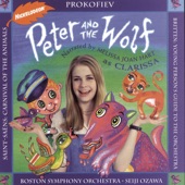 Prokofiev: Peter and the Wolf - Saint-Saëns: Carnival of the Animals - Britten: Young Person's Guide to the Orchestra artwork