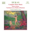 Dukas: Piano Sonata - Variations On A Theme of Rameau