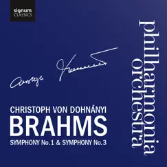 Brahms: Symphonies Nos. 1 & 3 by Philharmonia Orchestra & Christoph von Dohnányi album reviews, ratings, credits