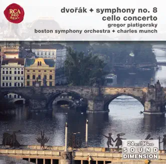 Dvorak: Symphony No. 8, Cello Concerto by Charles Munch & Boston Symphony Orchestra album reviews, ratings, credits