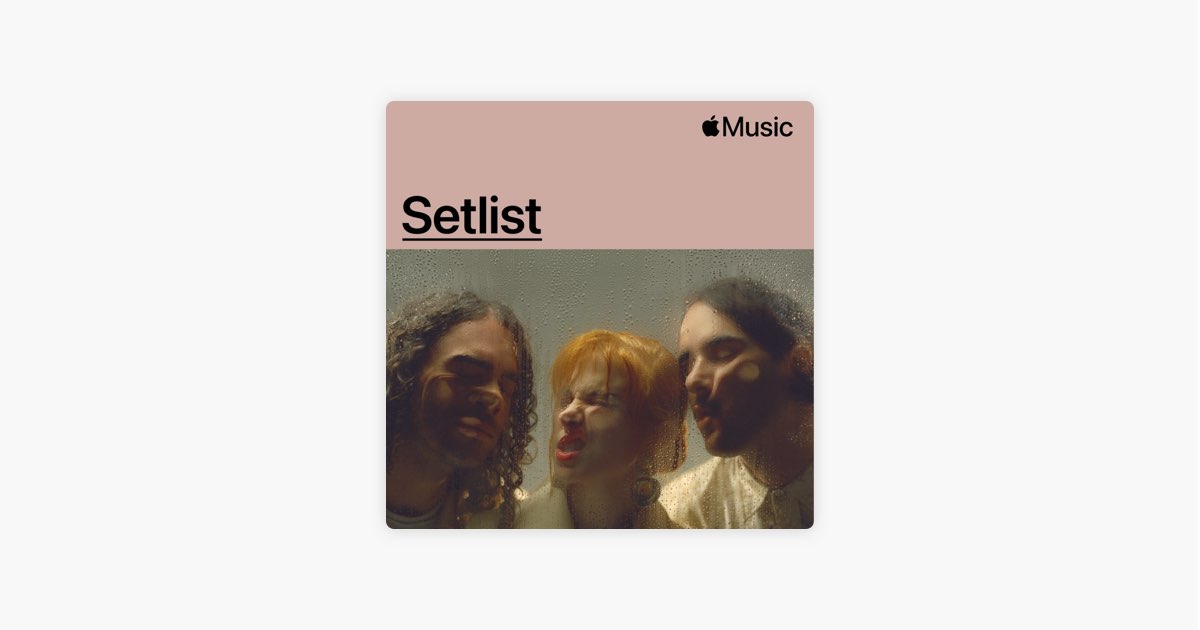 ‎Setlist Paramore in North America Tour de Paramore en Apple Music