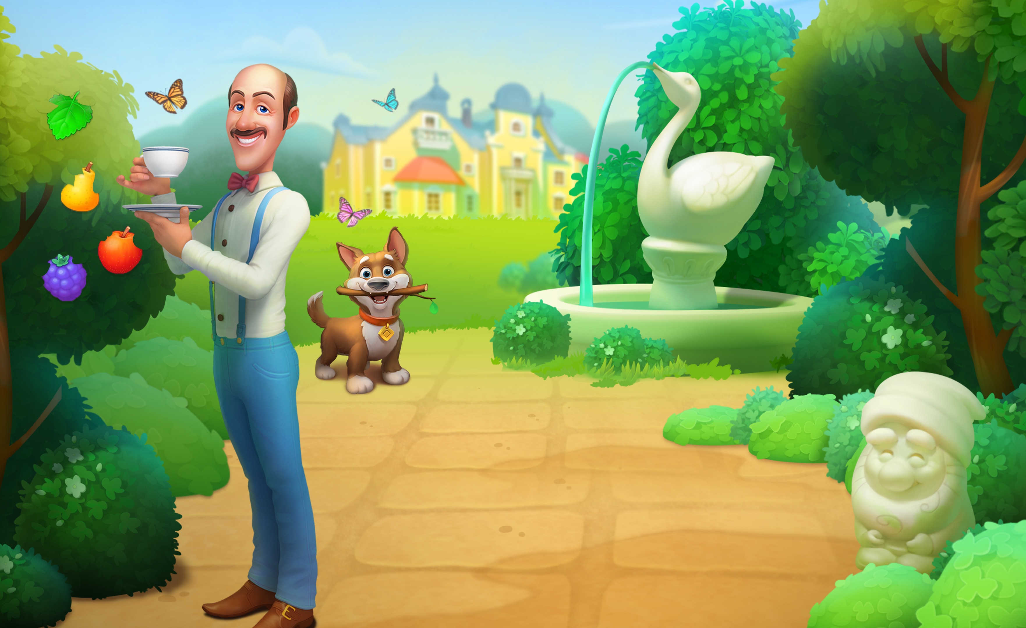 Пройти игру gardenscapes