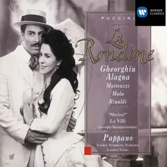 La Rondine, Act I: Poeta raffinato (Rambaldo/Prunier/Lisette/Yvette/Bianca/Suzy/Gobin/Crébillon/Magda/Ruggero) by Inva Mulla Tchako, Toby Spence, Alberto Rinaldi, Antonio Pappano, William Matteuzzi, London Symphony Orchestra, Angela Gheorghiu, Enrico Fissore, Patrizia Ciofi, Patricia Biccire, Monica Bacelli & Roberto Alagna song reviws