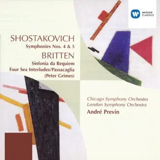 Shostakovich/Britten: Orchestral Music by André Previn, Chicago Symphony Orchestra & London Symphony Orchestra album reviews, ratings, credits