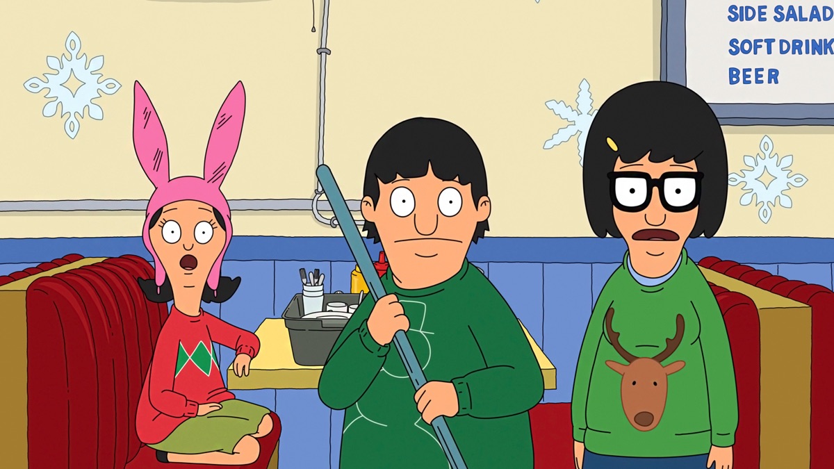 The 2 bobs. Bob's Burgers banner.