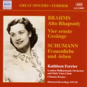 Brahms: Alto Rhapsody - Schumann: Frauenliebe Und Leben (Ferrier) (1947-1950) artwork