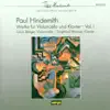 Hindemith: Werke für Violoncello & Klavier, Vol. 1 album lyrics, reviews, download