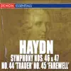 Haydn: Symphony Nos. 44 'Trauer', 45 "Farewell", 46 & 47 album lyrics, reviews, download
