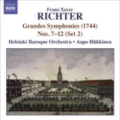 Richter, F.X.: Grandes Symphonies (1744), Nos. 7-12 (Set 2) artwork