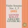 Grieg: Sonatas for Violin and Piano Nos. 1 & 3 album lyrics, reviews, download