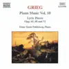 Grieg: Lyric Pieces, Books 8 - 10, Op. 65, 68, and 71 album lyrics, reviews, download