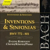 Bach, J.S.: Inventions and Sinfonias, Bwv 772-801 artwork