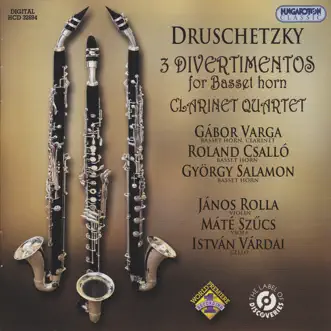 3 Divertimentos for Basset Horn (Hungaroton Classics) by Máté Szűcs, János Rolla, György Salamon, Roland Csalló, Gábor Varga & István Várdai album reviews, ratings, credits