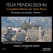 Mendelssohn: Songs Without Words, Vol. 1 artwork