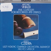 A. Vivaldi: Five Conceri for Recorder and Strings artwork