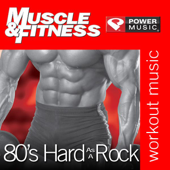 Muscle & Fitness: 80's - Hard As a Rock (45 Min Non-Stop Workout) [124-129 Bpm Perfect for Strength Training, Moderate Paced Walking, Elliptical, Cardio Machines and General Fitness] - Power Music Workout