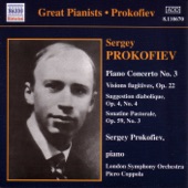 Prokofiev: Piano Concerto No. 3, Visions Fugitives artwork