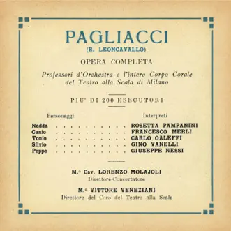 Paperback Opera: Pagliacci GA 1930 by Francesco Merli, Rosetta Pampanini, Carlo Galeffi, Gino Vanelli, Giuseppe Nessi & Lorenzo Molajoli album reviews, ratings, credits