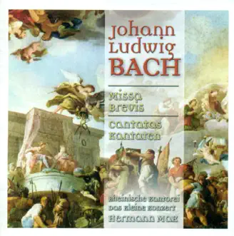 J.L. Bach: Missa Brevis & Cantatas by Rheinische Kantorei, Stephan Schreckenberger & Wilfried Jochens album reviews, ratings, credits