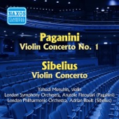 Paganini: Violin Concerto No. 1 - Sibelius: Violin Concerto (Menuhin) (1955) artwork