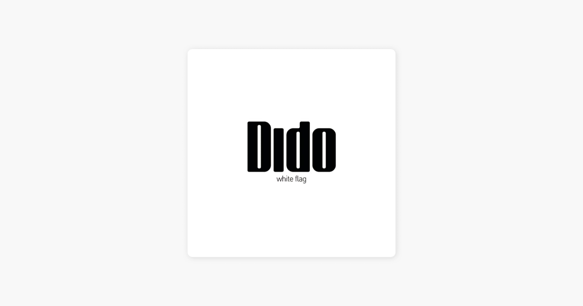 SCARICA WHITE FLAG DIDO
