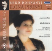 Dohnányi: 12 Short Studies for the Advanced Pianist: No. 7 in F-Sharp Major: Andante - Ilona Prunyi
