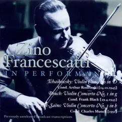 Tchaikovsky, P.I.: Violin Concerto - Bruch, M.: Violin Concerto No. 1 - Saint-Saens: Violin Concerto No. 3 (Francescatti) (1943, 1945, 1951) by Zino Francescatti album reviews, ratings, credits