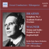 Brahms: Symphony No. 1 - Wagner: Siegfried Idyll (1927-28) artwork