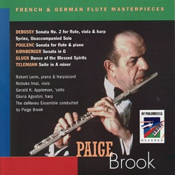 Paige Brook & de Neveu Ensemble - Francis Poulenc : Sonata for Flute and Piano