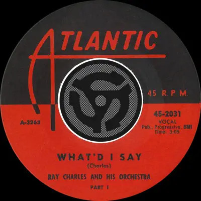 What'd I Say, Pt.1 / What'd I Say, Pt.2 [Digital 45] - Single - Ray Charles