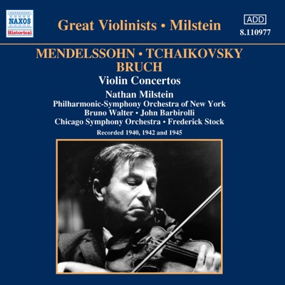 Mendelssohn, Tchaikovsky & Bruch: Violin Concertos - New York Philharmonic