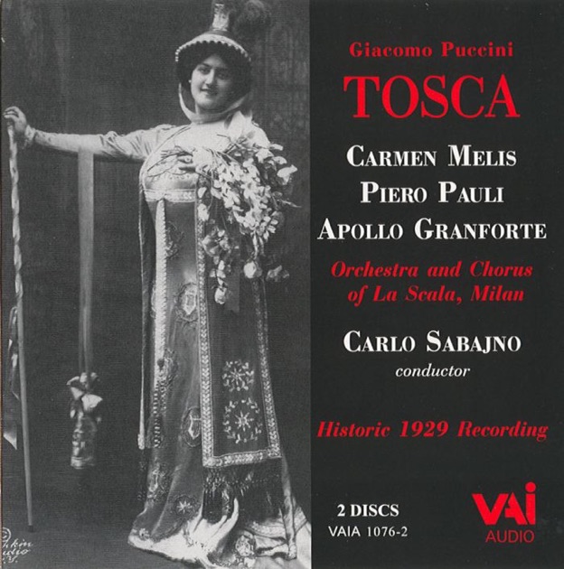 Apollo Granforte. Carlo Sabajno. Tosca Opera album. Meli Piero часы.