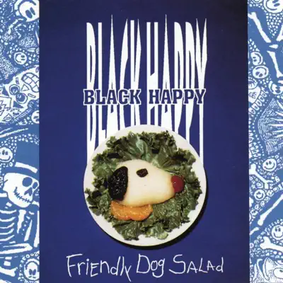 Friendly Dog Salad - Black Happy Friendly Dog Salad - Black Happy