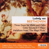 Three Duos for Violin & Cello, Cello Sonata, Variations from "The Magic Flute" artwork