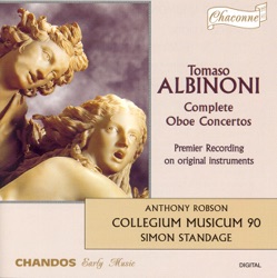 Anthony Robson, Collegium Musicum 90 & Simon Standage - Oboe Concerto In D Minor, Op. 9, No. 2: II. Adagio