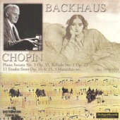 Chopin: Piano Sonata No. 2, Op. 35, Ballade No. 1, Op. 23, 13 Etudes from, Op. 10 & 25, 3 Mazurkas artwork