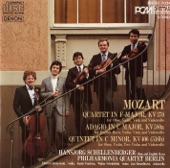 Mozart: Quartet In F Major, Adagio In C Major & Quintet In C Minor artwork