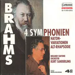 Brahms: 4 Symphonies by Berlin Symphony Orchestra, Kurt Sanderling & Annette Markert album reviews, ratings, credits