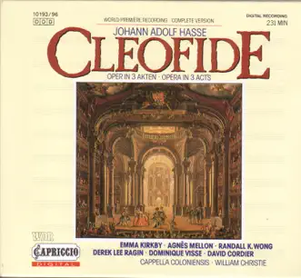 Cleofide: Act II Scene 9: Aria: Digli che io son sedele (Cleofide) by David Cordier, Dame Emma Kirkby, Derek Lee Ragin, Dominique Visse, William Christie, Agnes Mellon, Rheinische Kantorei, Cappella Coloniensis & Randalk K. Wong song reviws