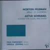 Feldman/Schnabel album lyrics, reviews, download
