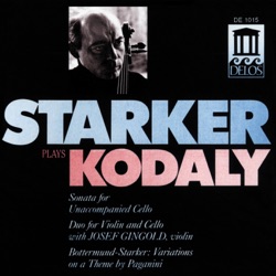 Josef Gingold & János Starker - Duo for Violin and Cello, Op. 7: III. Maestoso e largamente ma non troppo lento