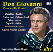 Don Giovanni - Eberhard Wächter, Dame Joan Sutherland, Elisabeth Schwarzkopf, Philharmonia Chorus, Philharmonia Orchestra & Carlo Maria Giulini
