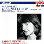 Mozart: Clarinet Quintet - Weber & Küffner: Introduction, Theme & Variations artwork
