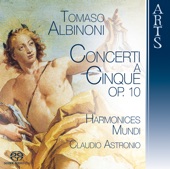 Albinoni: Concerti a cinque, Op. 10 artwork