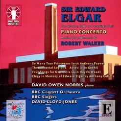 ELGAR/PIANO CONCERTO cover art