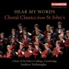 Choir Of St. John's College, Cambridge, Christopher Robinson, Christopher Whitton & Sir William Walton - Cantique de Jean Racine, Op. 11