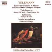 Telemann: Viola Concerto - Recorder Suite in A Minor - Tafelmusik artwork